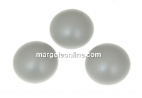 Swarovski, crystal pearl cabochon, pastel grey, 8mm - x2