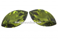 Swarovski, rivoli cabochon, olivine, 32x17mm - x1