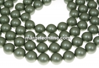 Swarovski pearl, powder green, 10mm - x20