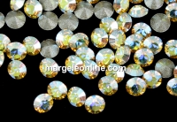 Swarovski, chaton pp21, jonquil aurore boreale, 2.8mm - x20