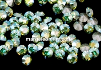 Swarovski, chaton pp21, peridot aurore boreale, 2.8mm - x20