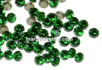 Swarovski, chaton pp21, dark moss green, 2.8mm - x20