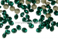 Swarovski, chaton pp21, emerald, 2.8mm - x20