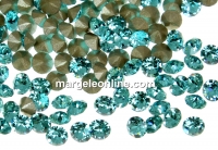 Swarovski, chaton pp21, light turquoise, 2.8mm - x20