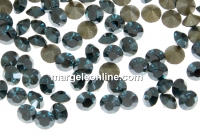 Swarovski, chaton pp21, indicolite satin, 2.8mm - x20