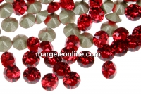 Swarovski, chaton pp10, scarlet, 1.6mm - x20