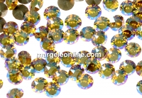 Swarovski, chaton pp14, light topaz shimmer, 2mm - x20