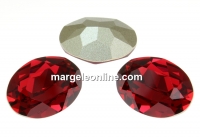 Swarovski Rivoli cabochon oval, scarlet, 14x10mm - x1