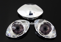 Swarovski Rivoli cabochon Eye, brown, 18mm - x1