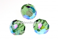 Swarovski beads, faceted round, erinite shimmer, 8mm - x2