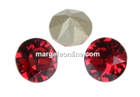 Swarovski, chaton ss29, scarlet, 6mm - x4