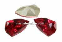 Swarovski, fancy rivoli Trilliant, scarlet, 7.8mm - x2