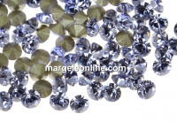 Swarovski, chaton PP14, metallic blue, 2mm - x20