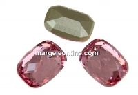 Swarovski classic baguette, light rose, 14x10mm - x1