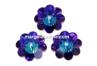 Swarovski, marguerite flower, heliotrope, 10mm - x4