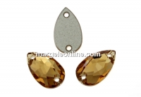 Swarovski drop link, light colorado topaz, 12x7mm - x1