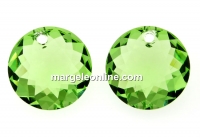 Swarovski, chaton pendant, peridot, 8mm - x2