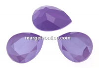 Swarovski drop fancy, lilac, 18x13mm - x1