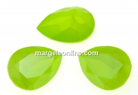 Swarovski drop fancy, lime, 18x13mm - x1