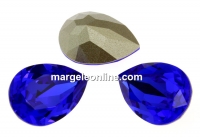 Swarovski, drop fancy, majestic blue, 14x10mm - x1