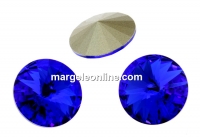 Swarovski, rivoli, majestic blue, 8mm - x2