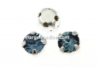 Swarovski, chaton montees, denim blue, 3.5mm - x20