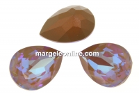 Swarovski drop fancy, cappuccino DeLite, 18x13mm - x1