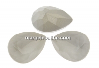 Swarovski drop fancy, powder grey, 14x10mm - x1