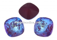 Swarovski, square fancy, burgundy DeLite, 12mm - x1