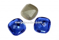 Swarovski, rivoli cabochon, sapphire, 8x8mm - x1