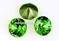 Swarovski, chaton SS34, fern green, 7mm - x2