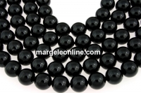 Swarovski pearl, mystic black, 2mm - x100