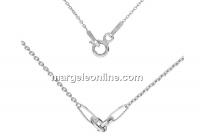 Chain for link and jumprings, 925 silver, 41cm - x1