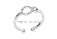 Ring infinity, 925 silver, adjustable - x1