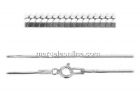 Chain 1mm, 925 silver, 55cm - x1