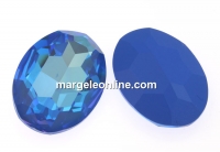 Swarovski, rivoli cabochon, ocean DeLite, 30x22mm - x1