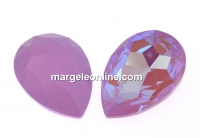 Swarovski, rivoli cabochon, lavander DeLite, 30x20mm - x1