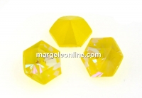 Swarovski, fancy Kaleidoscope hexagon, sunshine DeLite, 9.4mm - x1