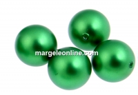 Swarovski one hole pearls, eden green, 8mm - x2