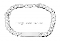 Bracelet for mens, 925 silver, 20cm - x1