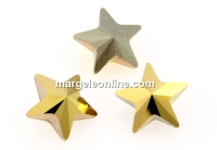 Swarovski, fancy star, aurum, 10mm - x1