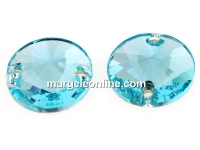 Swarovski, link, light turquoise, 12mm - x2