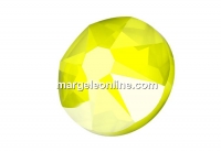 Swarovski, rhinestone ss12, electric yellow, 3mm - x20