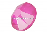 Swarovski, SS30 cabochon, electric pink, 6mm - x4