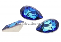 Swarovski, drop fancy, bermuda blue, 10x7mm - x1