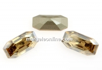 Swarovski 4595, Elongated Imperial, golden shadow, 8x4mm - x2