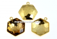 Baza pandantiv placat cu aur pt Swarovski 4683 de 10mm - x1