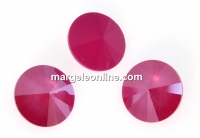 Swarovski, rivoli, peony pink, 10mm - x2