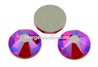 Swarovski, cabochon, light siam shimmer, 6mm - x4