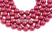 Swarovski pearl, mulberry pink, 8mm - x50